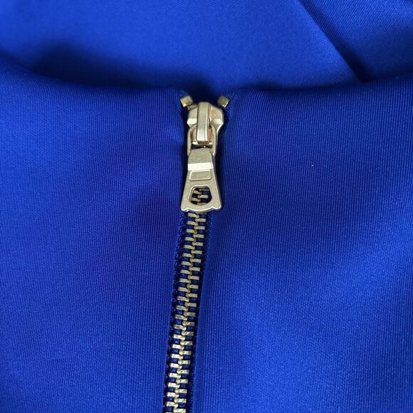 Milly for Design Nation Scuba Skater Dress Size 8 Sapphire Blue Fit and Flare - Picture 7 of 9